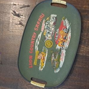 Vintage suvineir serving tray 1.75"H x 17.75"W